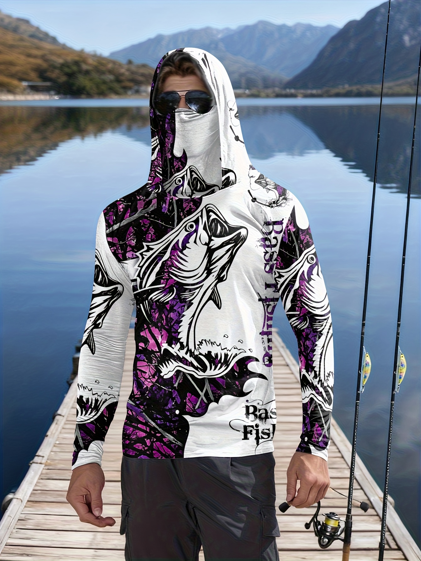 Outdoor Sport Is - Fishing hooded sweatshirt for men long-sleeved