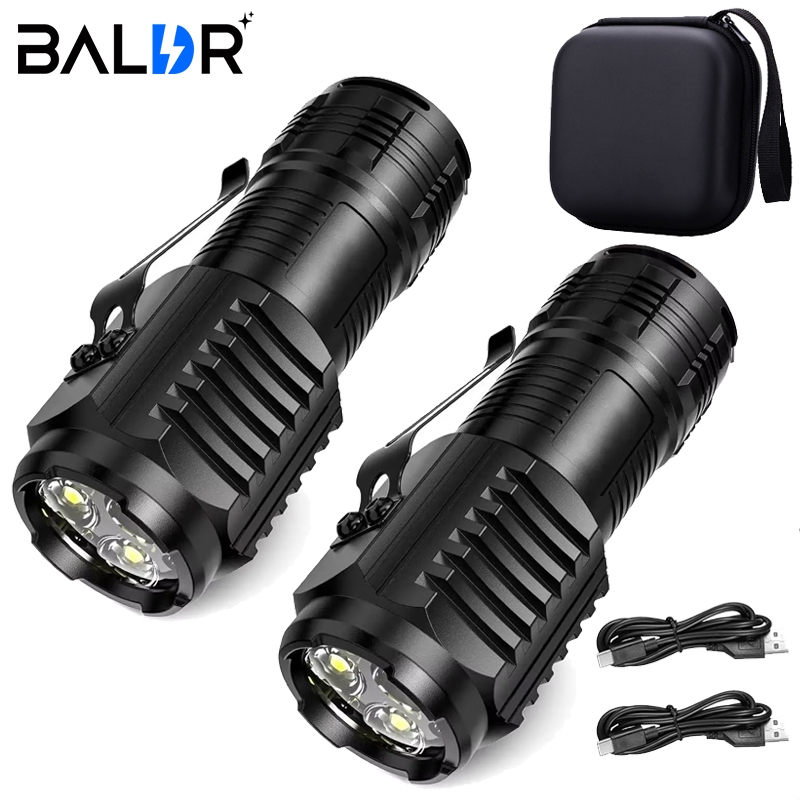 Outdoor Spotlight - Mini 3 LED Flashlight With Pen