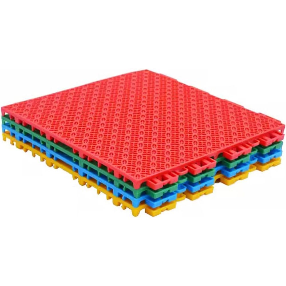 Outdoor Sport Flooring - 25 Inch Interlocking Outdoor Floor Mats,