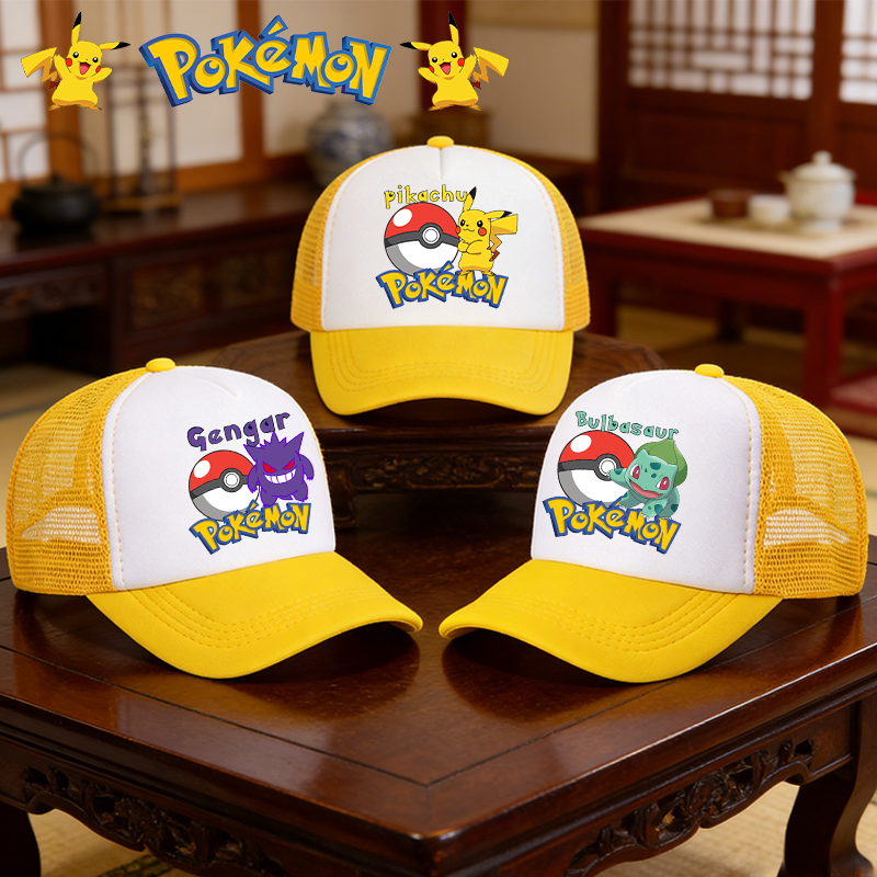 Outdoor Sport Hat - Pokemons Baseball Cap Hip Hop Pikachus