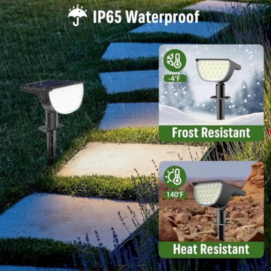 Solar Lights Outdoor Waterproo - đánh giá và giá Outdoor Spotlight