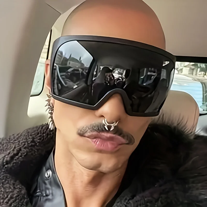 Oversized Sunglasses Men Wrap  - đánh giá và giá Outdoor Sport Gear