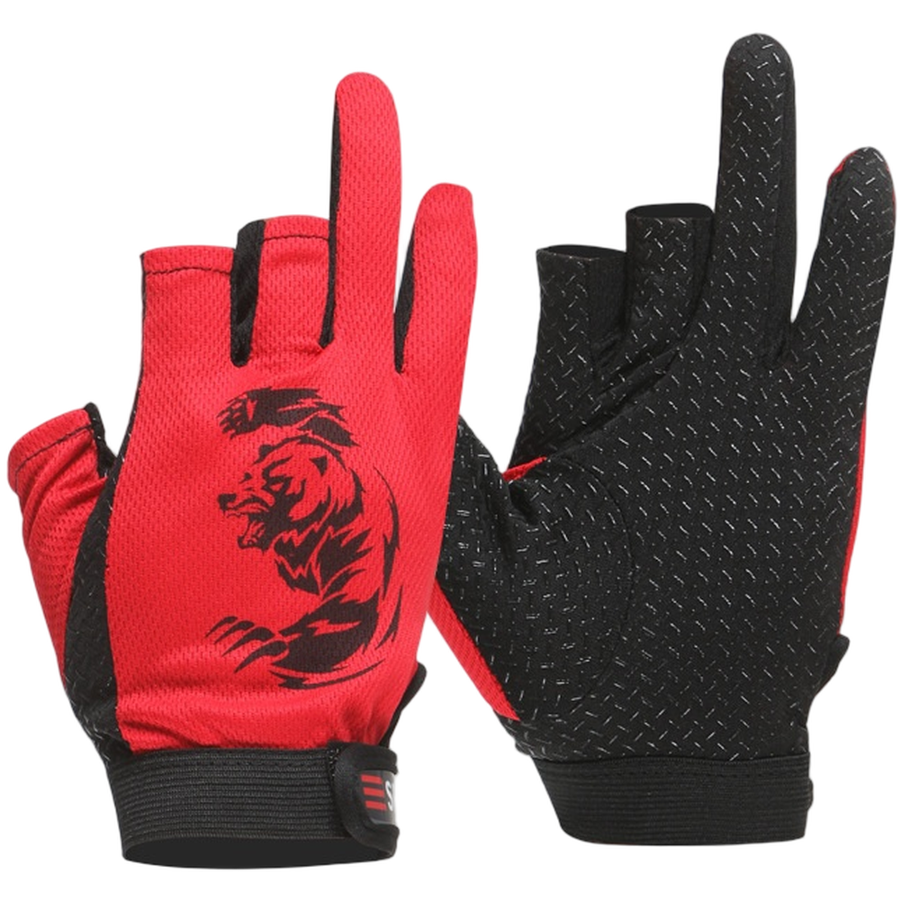 Fishing Gloves 3 Fingers Cut G - đánh giá và giá Outdoor Sport Gloves