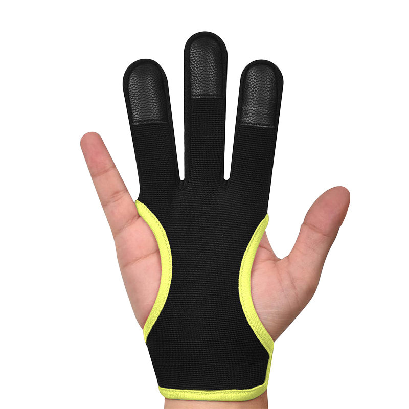 1PCS Archery 3 Fingers Glove G - đánh giá và giá Outdoor Sport Gloves