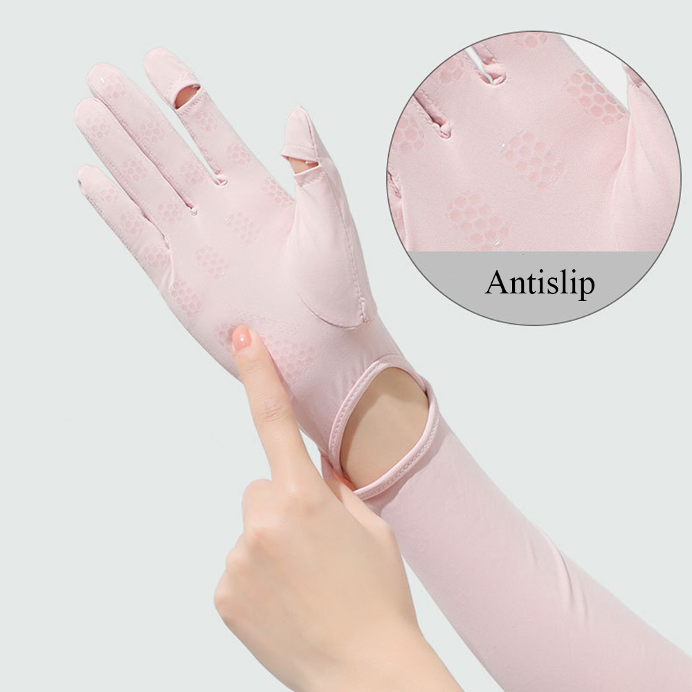 Ice Silk Sunscreen Sleeve Wome - đánh giá và giá Outdoor Sport Gloves