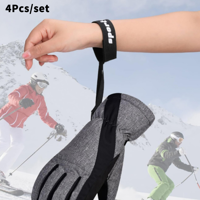 4Pcs Ski Glove Wrist Strap Glo - đánh giá và giá Outdoor Sport Gloves