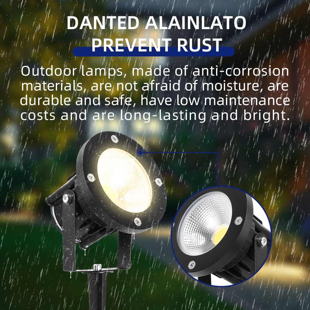 LED GU10 Garden Lighting Lawn  - đánh giá và giá Outdoor Spotlight