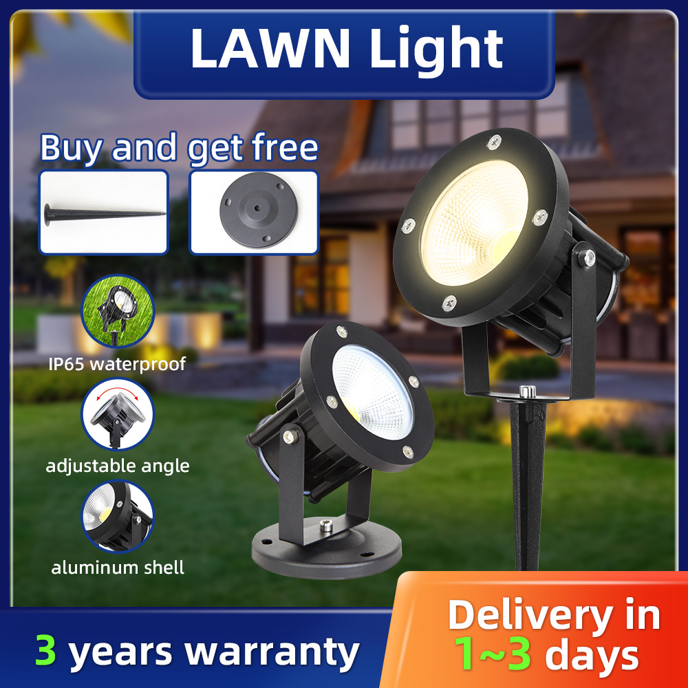 LED GU10 Garden Lighting Lawn  - đánh giá và giá Outdoor Spotlight