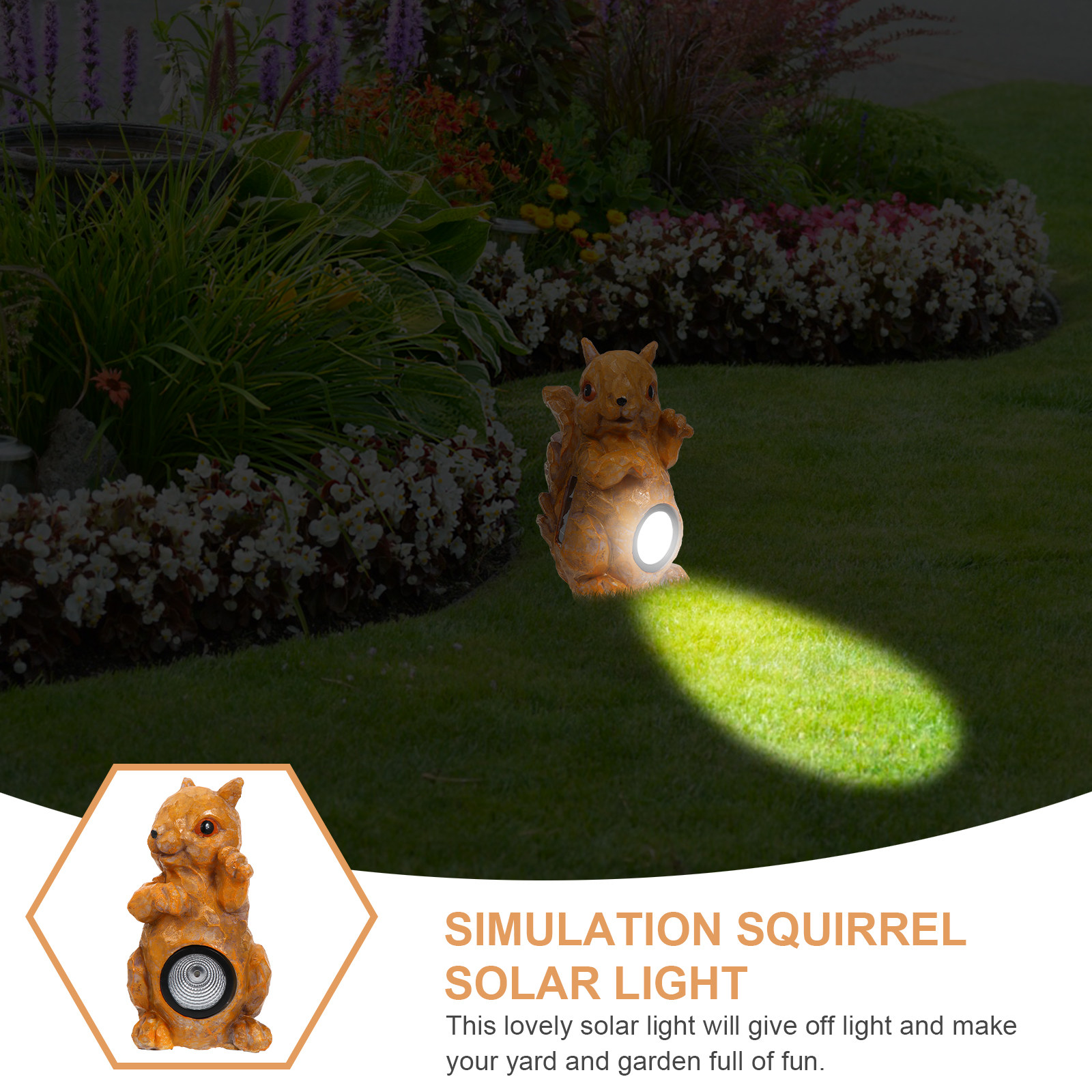 1Pcs Cartoon Squirrel Solar LE - đánh giá và giá Outdoor Spotlight