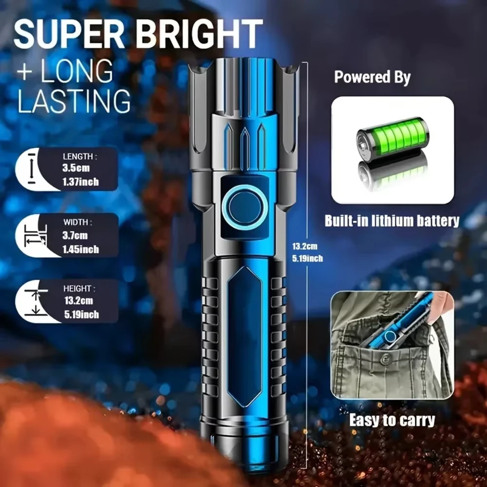 Super Bright LED Flashlight US - đánh giá và giá Outdoor Spotlight