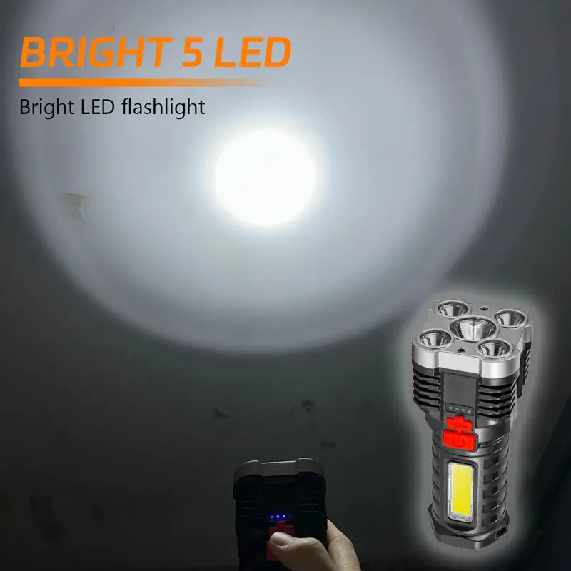 5 LED High Power Led Flashligh - đánh giá và giá Outdoor Spotlight