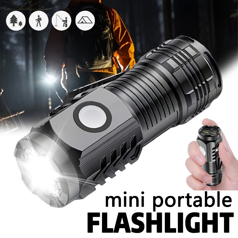 Mini 3LED Flashlight With Pen  - đánh giá và giá Outdoor Spotlight