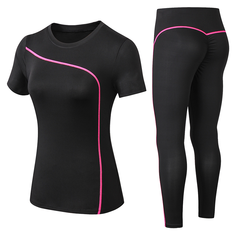 Yoga Set Quick Dry 2 Piece Fem - đánh giá và giá Outdoor Sport Outfit