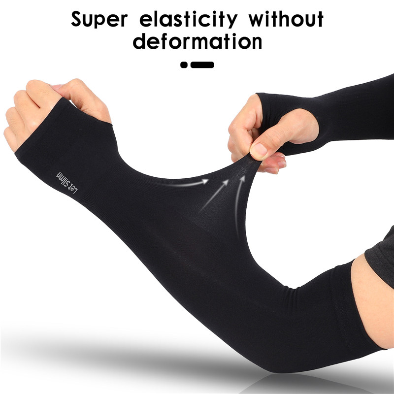 1 Pair Cycling Arm Sleeves Sun - đánh giá và giá Outdoor Sport Gloves