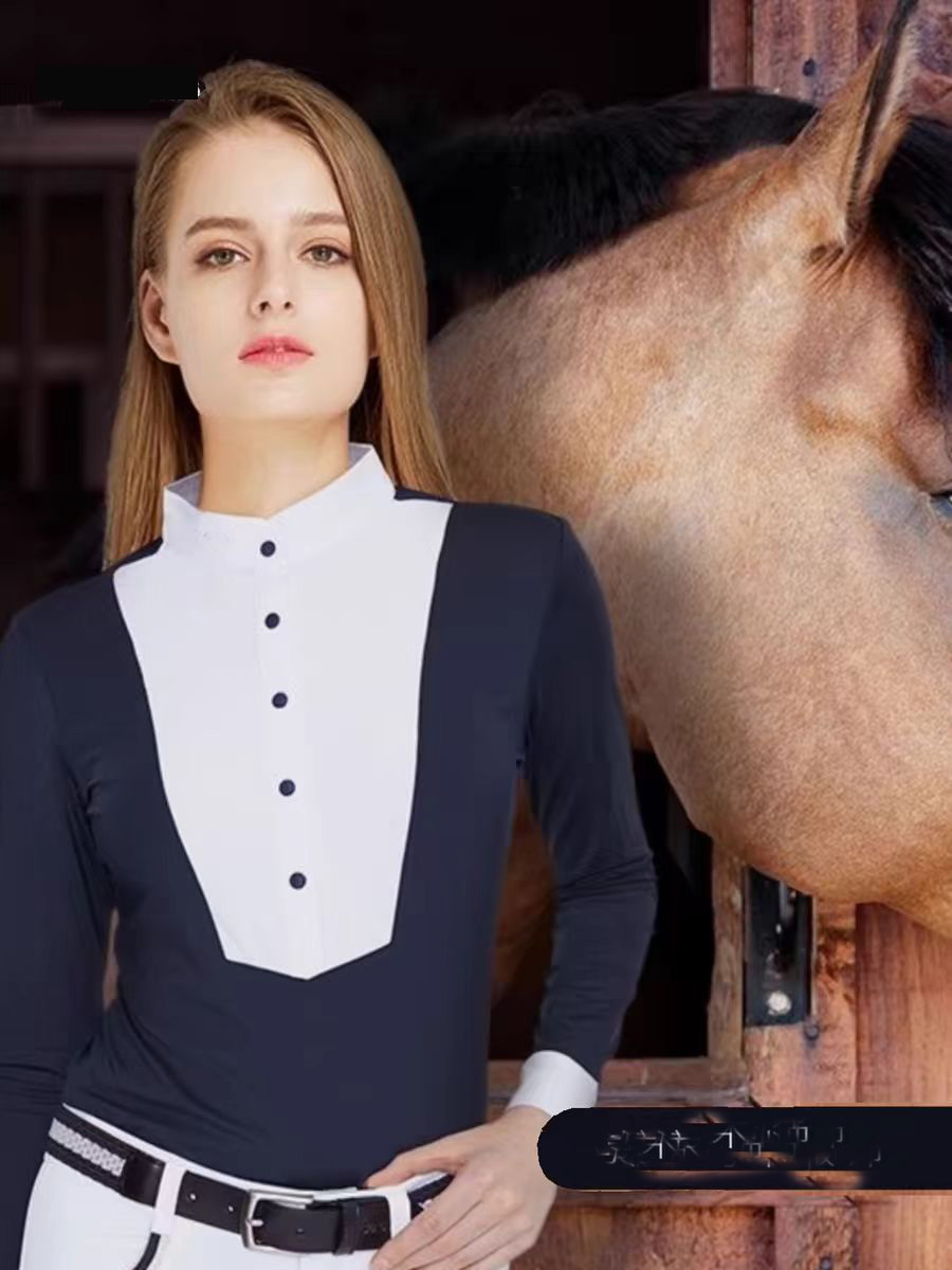 Equestrian polo shirt long sle - đánh giá và giá Polo Shirt Equestrian