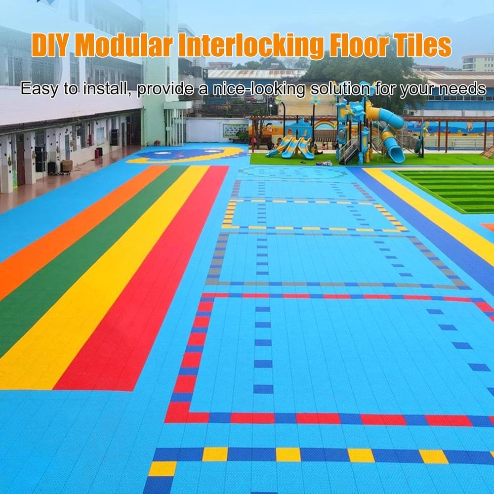 25 Inch Interlocking Outdoor F - đánh giá và giá Outdoor Sport Flooring