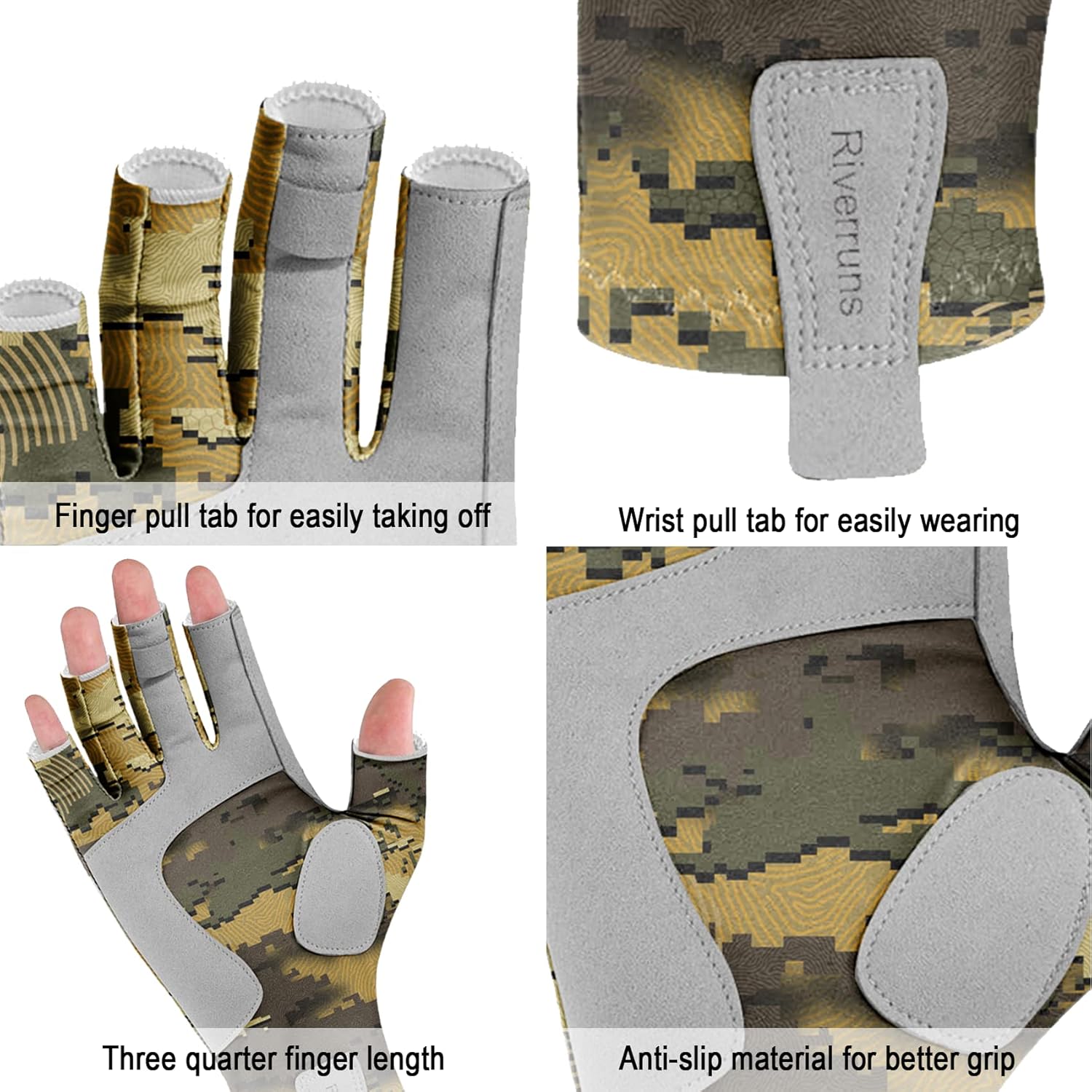 Aventik UPF50+ Fingerless Fish - đánh giá và giá Outdoor Sport Gloves