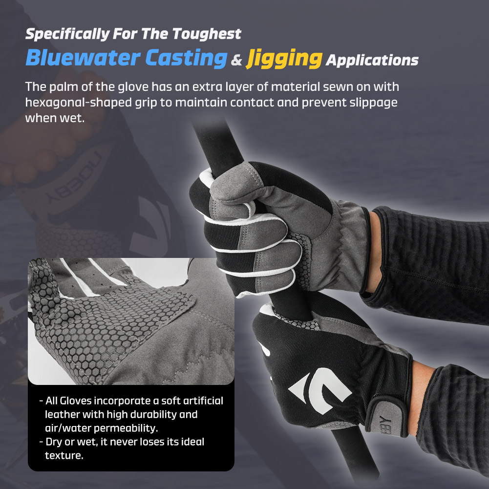 NOEBY Fishing Gloves Non-slip  - đánh giá và giá Outdoor Sport Gloves