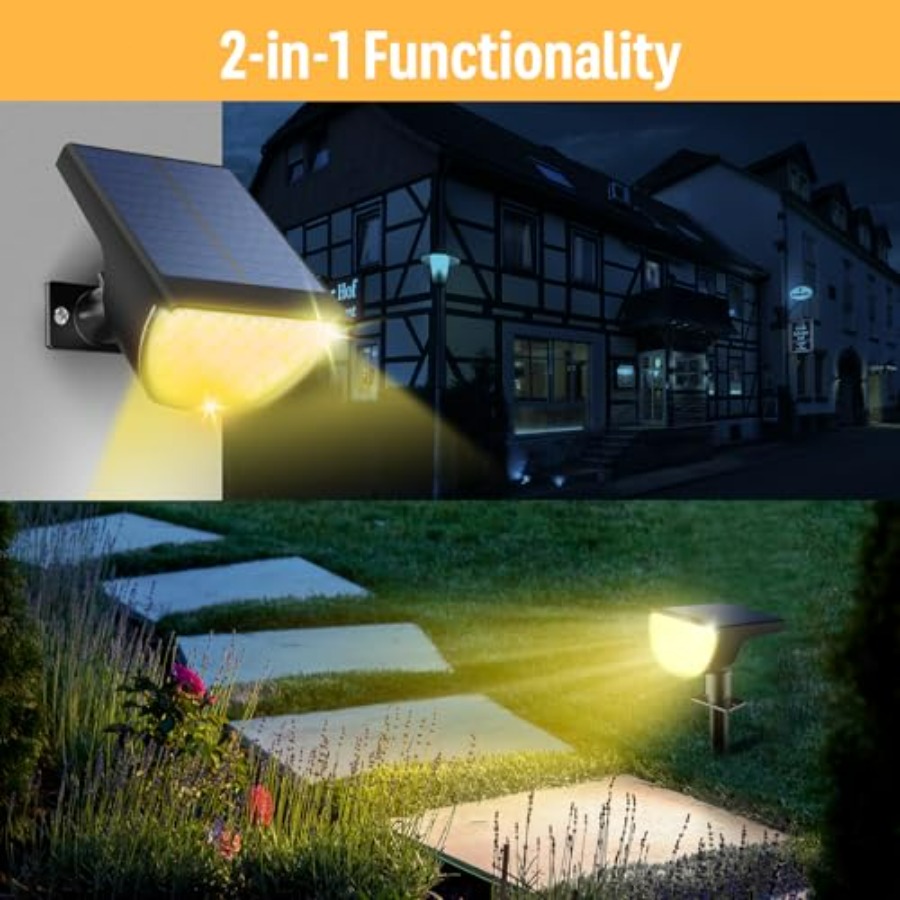 Solar Lights Outdoor Waterproo - đánh giá và giá Outdoor Spotlight