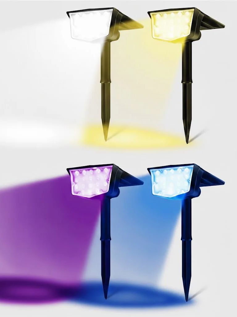 2Pcs Solar Outdoor Spot Lights - đánh giá và giá Outdoor Spotlight