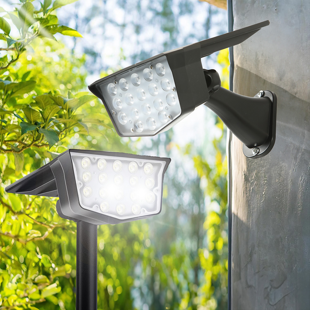 2Pcs Solar Outdoor Spot Lights - đánh giá và giá Outdoor Spotlight