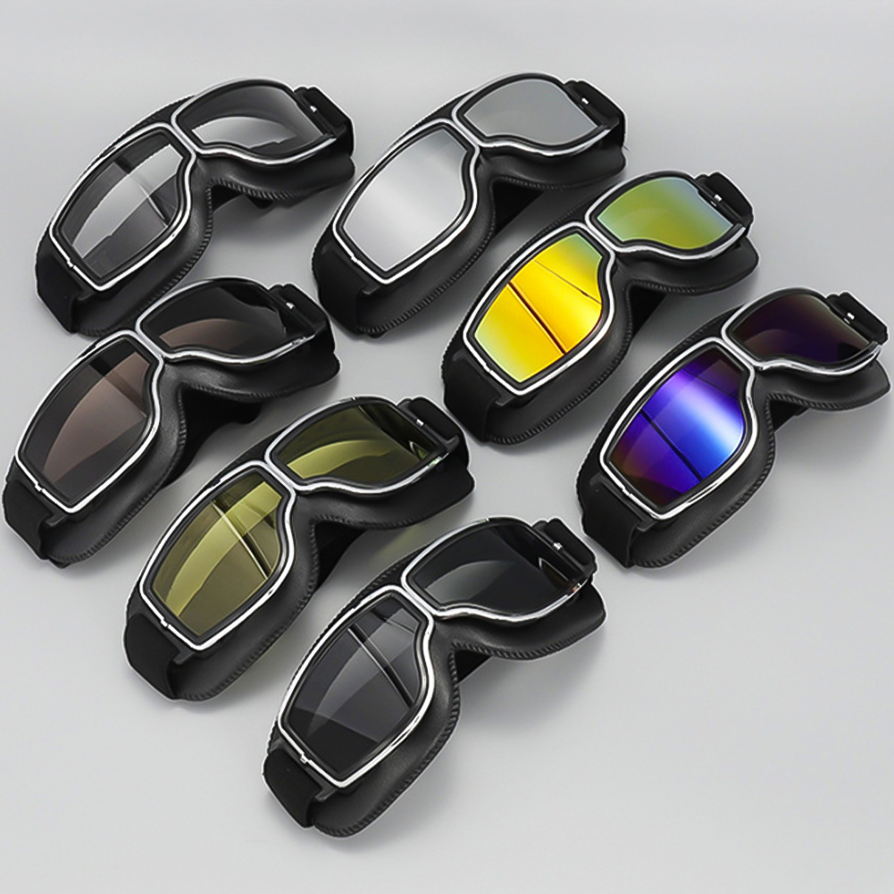 Newest -Style Leather Goggles  - đánh giá và giá Outdoor Sports Store