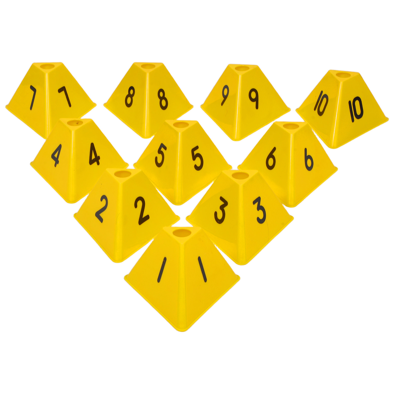 10Pcs Football Training Marker - đánh giá và giá Outdoor Sport Gear