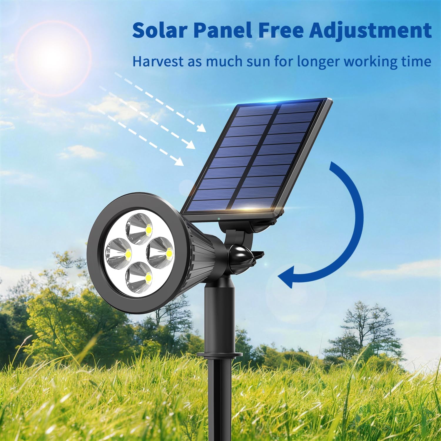 6 Pack Solar Spot Lights Outdo - đánh giá và giá Outdoor Spotlight